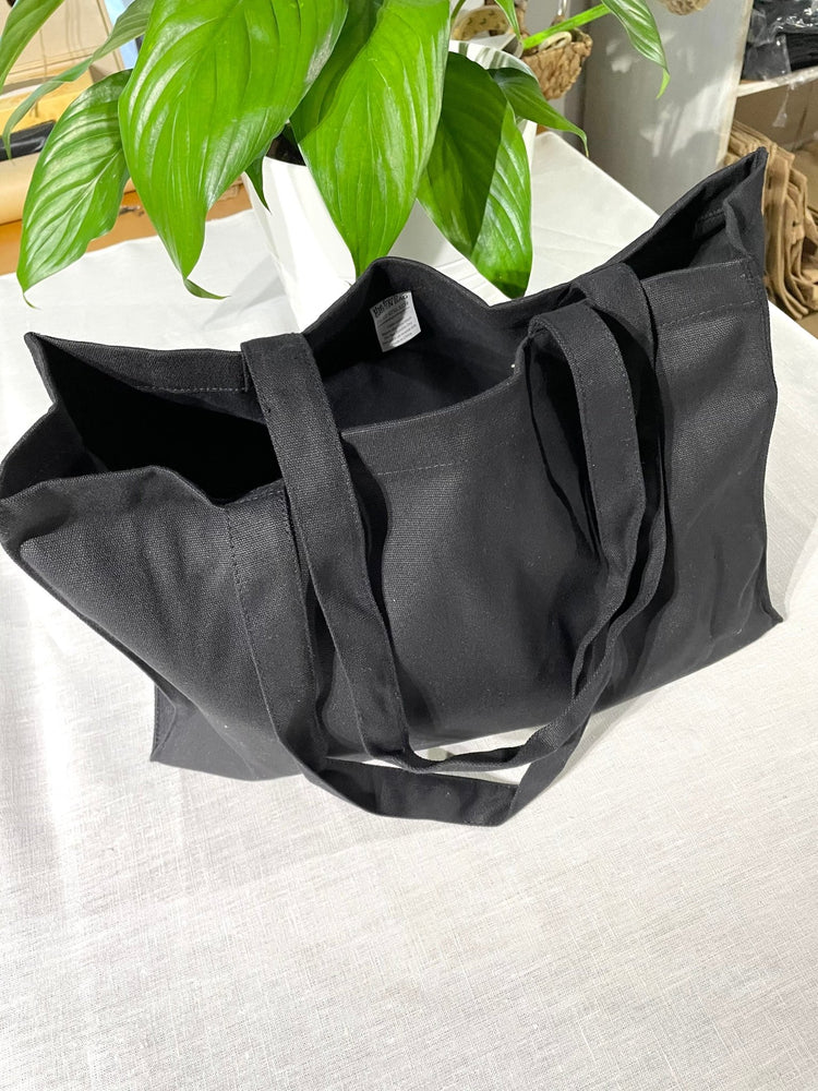 Canvas Shoulder Bag – top view