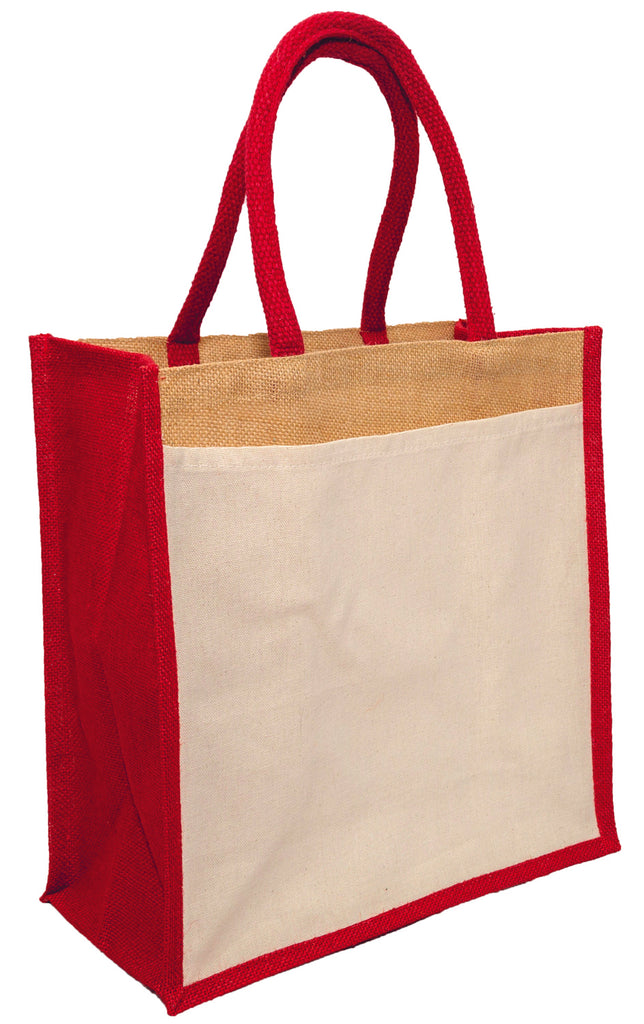 The Colour Jute Shopper with a Pocket