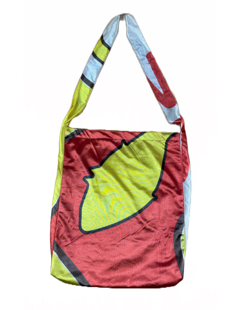 The Upcycled Street Flag Bag - MESSENGER