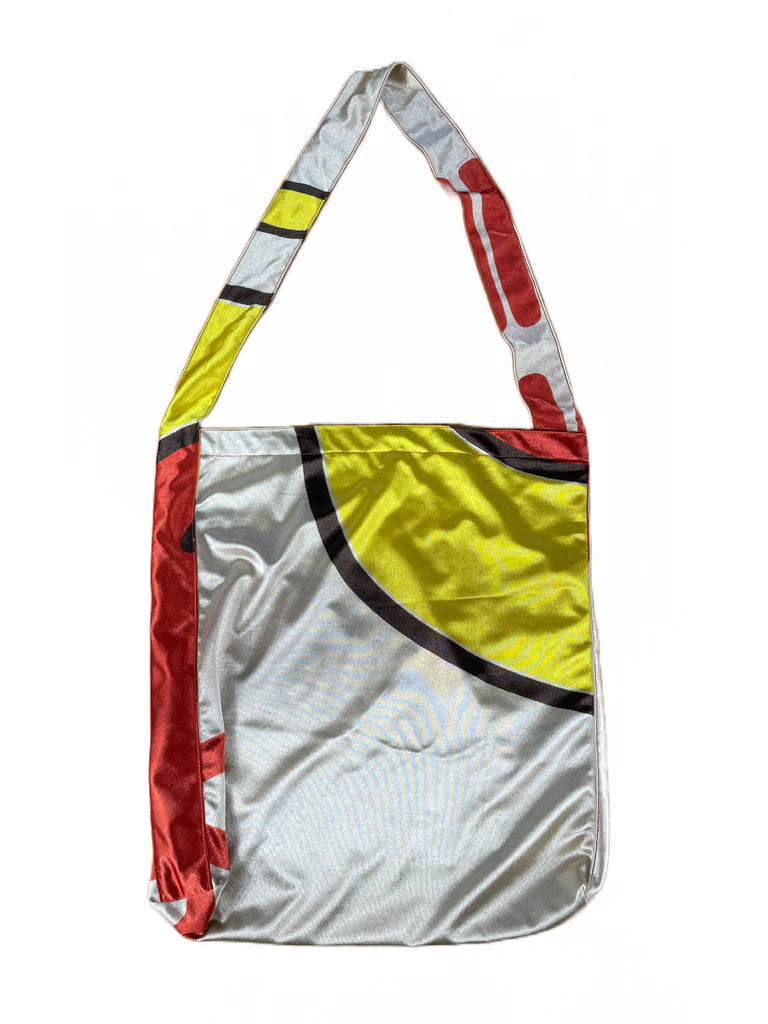 The Upcycled Street Flag Bag - MESSENGER