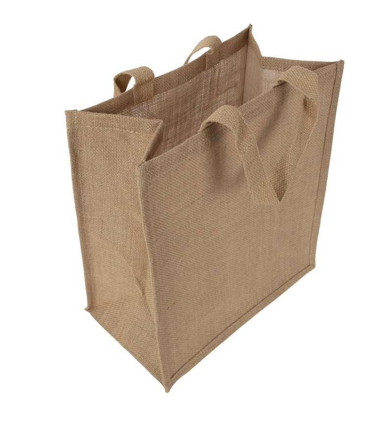 Hessian Shopping Bag – top view