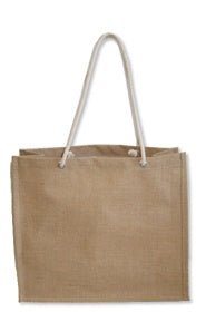 Jute Rope Handle Shopper – being carried
