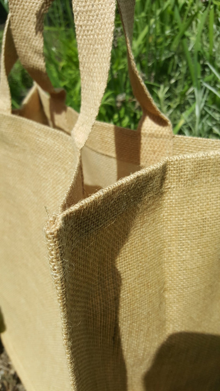 Jute Shopper – close-up detail