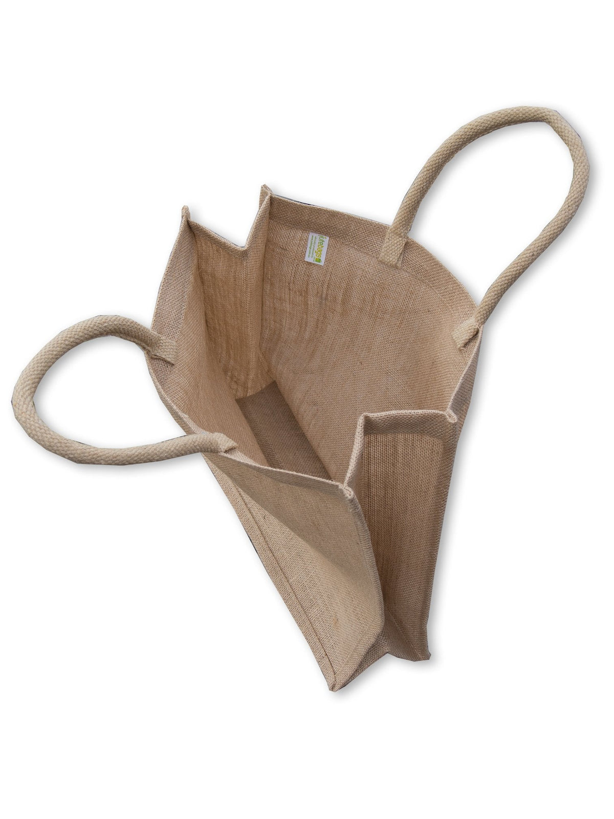 Jute Super Natural Shopper – top view