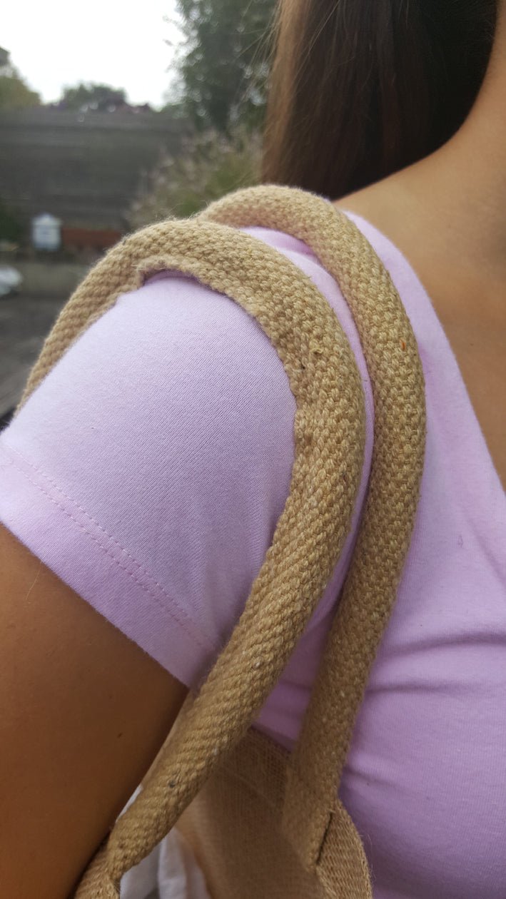 Jute Super Natural Shopper – detail view