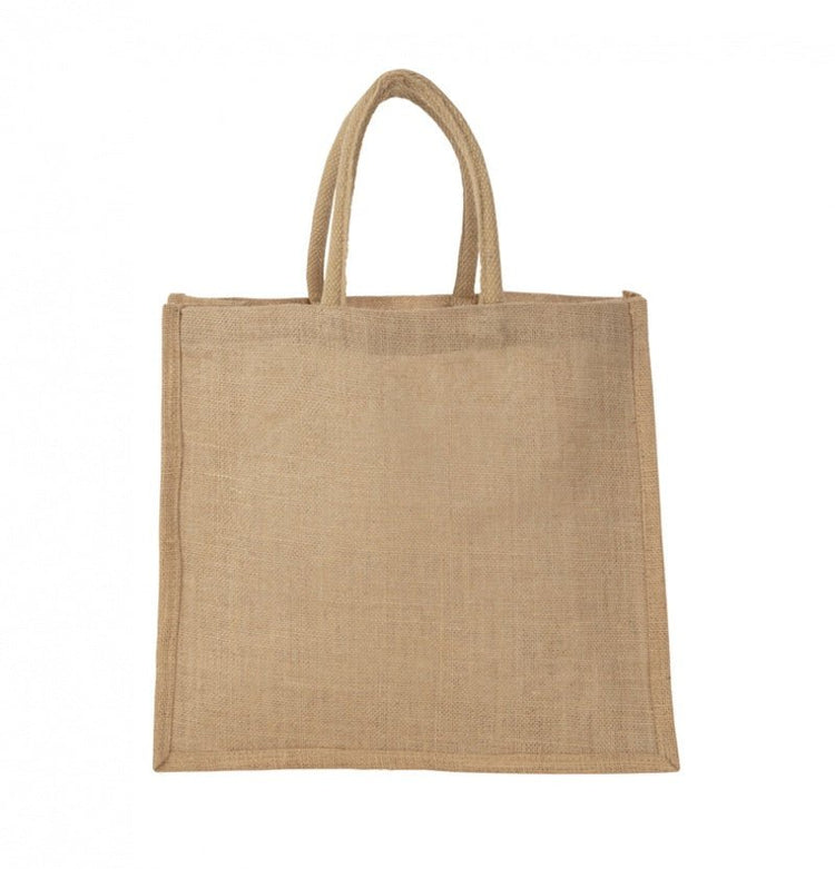 Jute Super Natural Shopper – front view