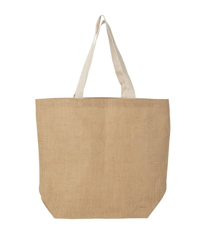 Large Hessian Market Bag – front view